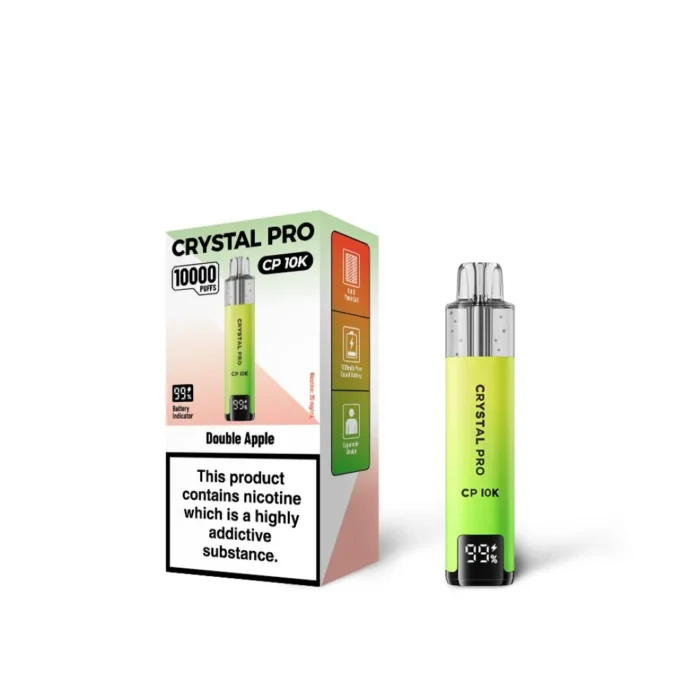 Crystal Pro CP 10K Prefilled Pod Kit Double Apple | Guardian Vape Shop