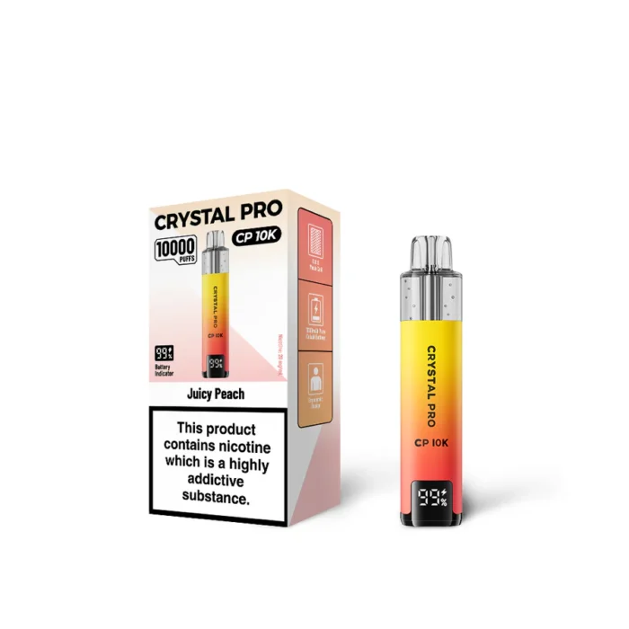Crystal Pro CP 10K Prefilled Pod Kit Juicy Peach | Guardian Vape Shop