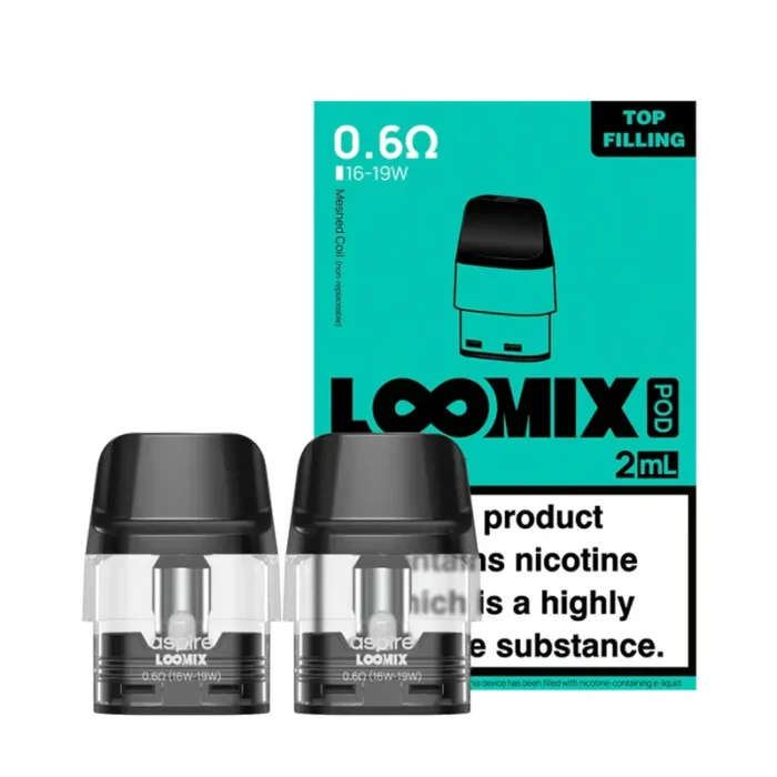 0.6 OHM ASPIRE LOOMIX REPLACEMENT PODS