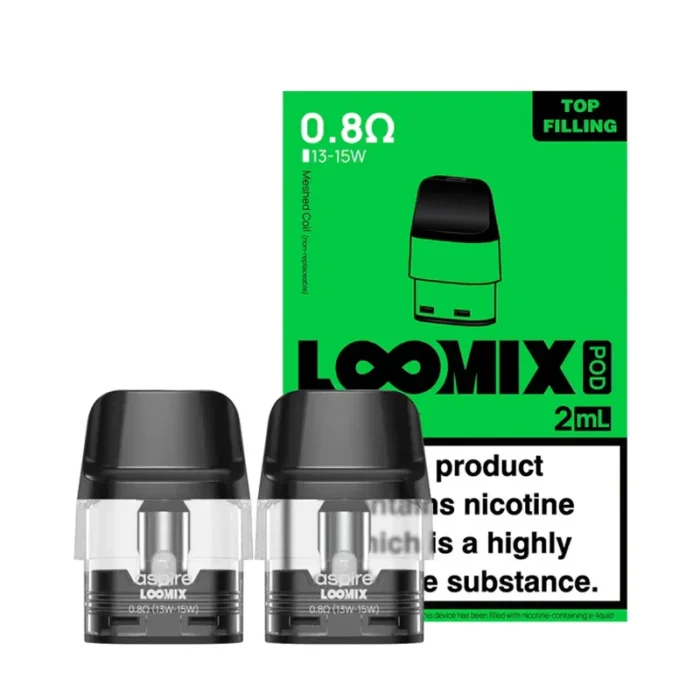 0.8 OHM ASPIRE LOOMIX REPLACEMENT PODS