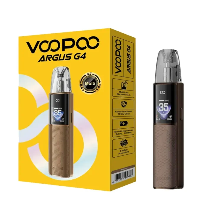 Brown Voopoo Argus G4 Vape Kit