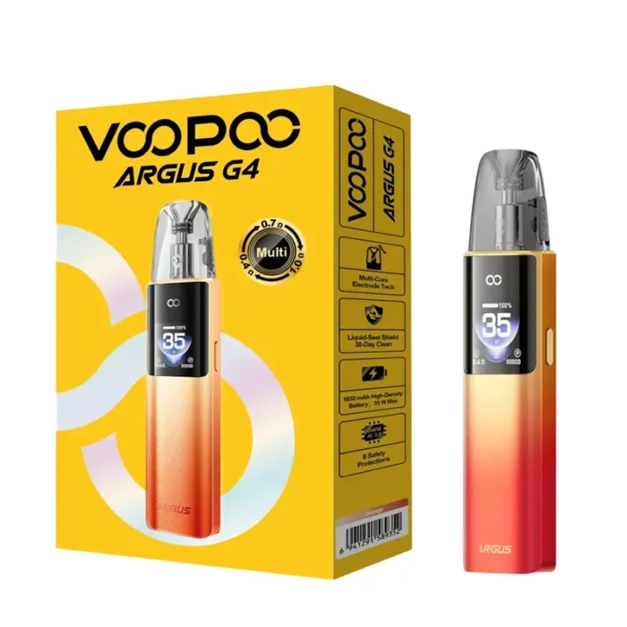 Orange Voopoo Argus G4 Vape Kit