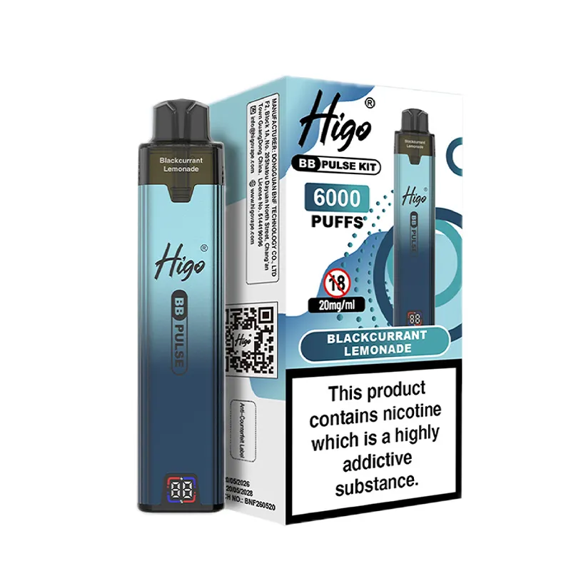 Blackcurrant Lemonade Higo BB Pulse 6000