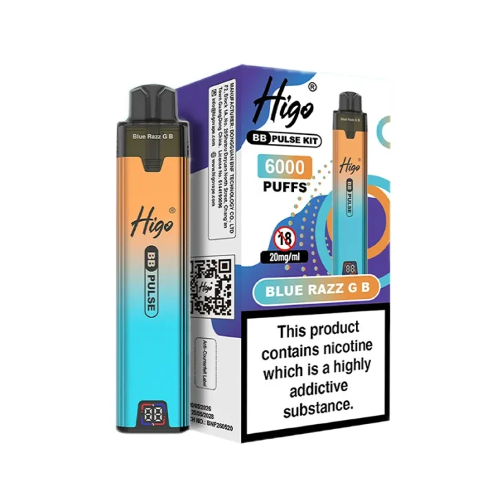 Blueberry Razz GB Higo BB Pulse 6000