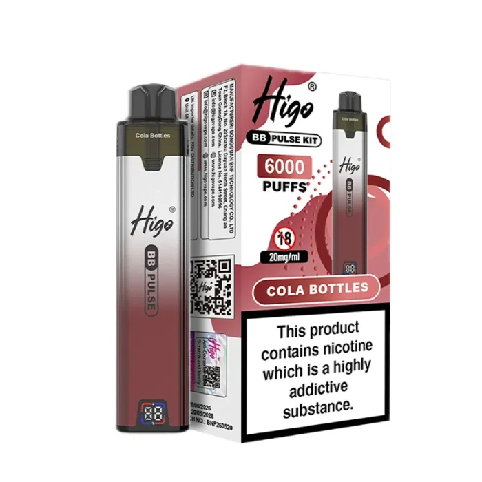 Cola bottles Higo BB Pulse 6000