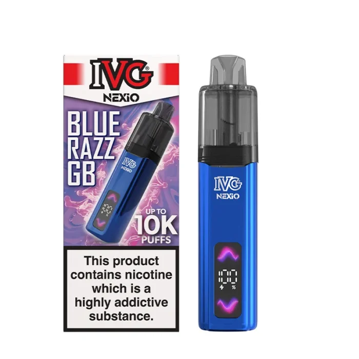 IVG Nexio Prefilled Pod Kit Blue Razz GB