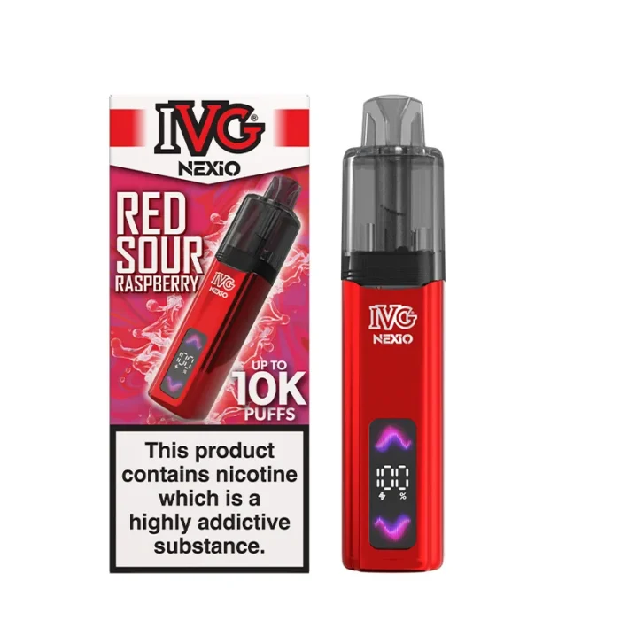 IVG Nexio Prefilled Pod Kit Red Sour Raspberry
