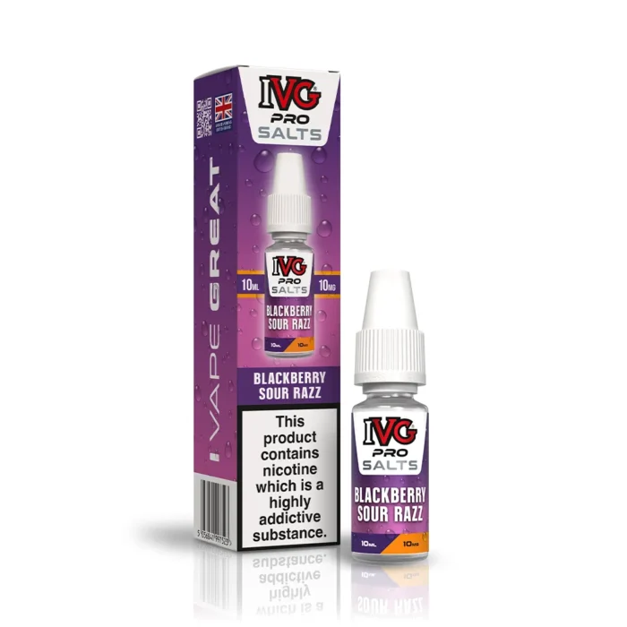 IVG Pro Salts Blackberry Sour Razz Nic Salt E-Liquid
