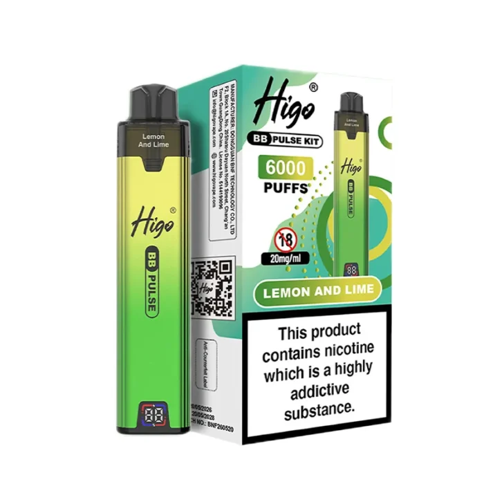 Lemon lime Higo BB Pulse 6000