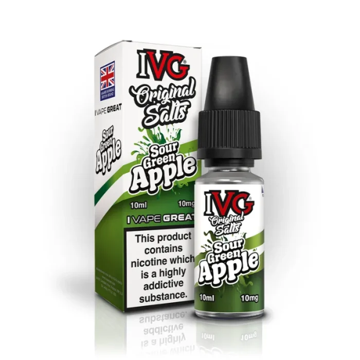 IVG Original Salts Sour Green Apple 10mg