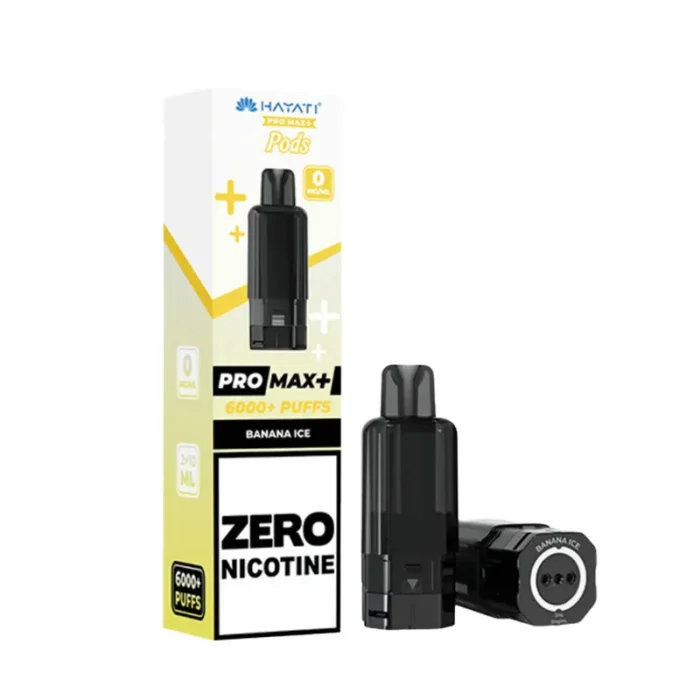 Hayati Pro Max 6K 0 Nicotine Banana Ice Pod