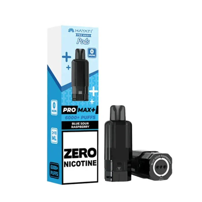 Hayati Pro Max 6K 0 Nicotine Blue Sour Raspberry Pod