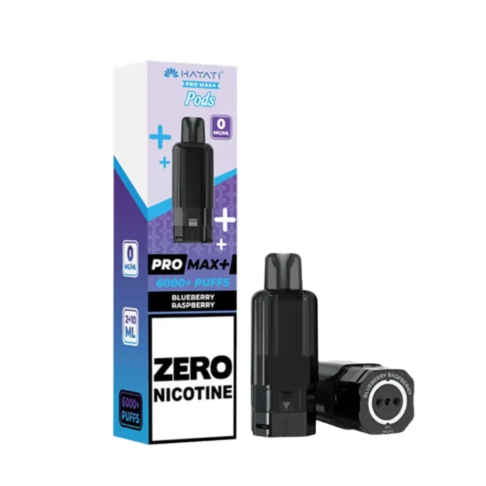 Hayati Pro Max 6K 0 Nicotine Blueberry Raspberry Pod