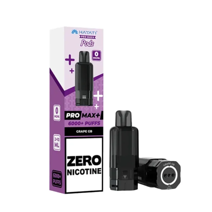 Hayati Pro Max 6K 0 Nicotine Grape GB Pod