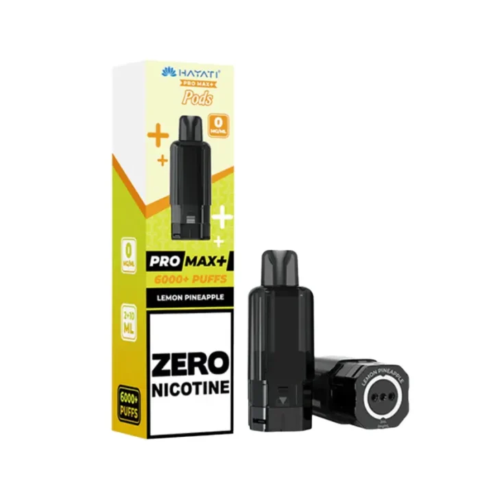 Hayati Pro Max 6K 0 Nicotine Lemon Pineapple Pod
