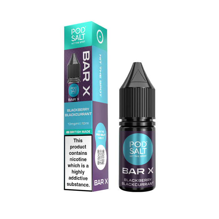 Pod Salt Bar X Nic Salts Blackberry Blackcurrant