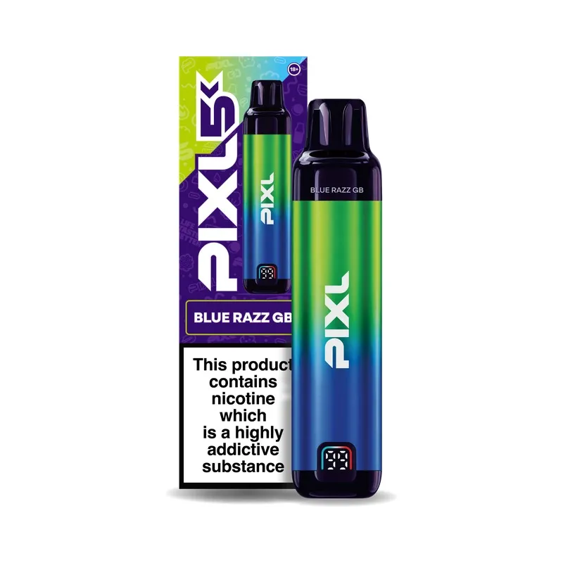 blue razz GB Pixl 5K Pod Kit