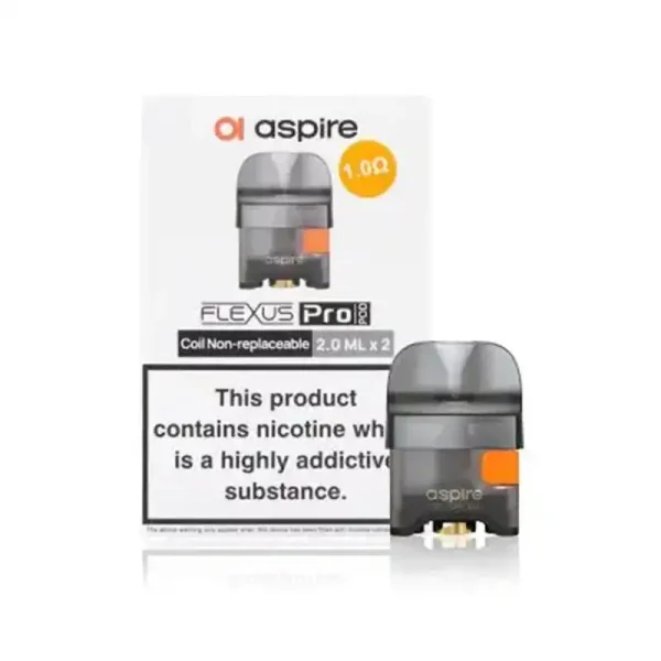Aspire Flexus Pro Pod Cartridges Replacement Coil Include 1.0ohm | Guardian Vape Shop