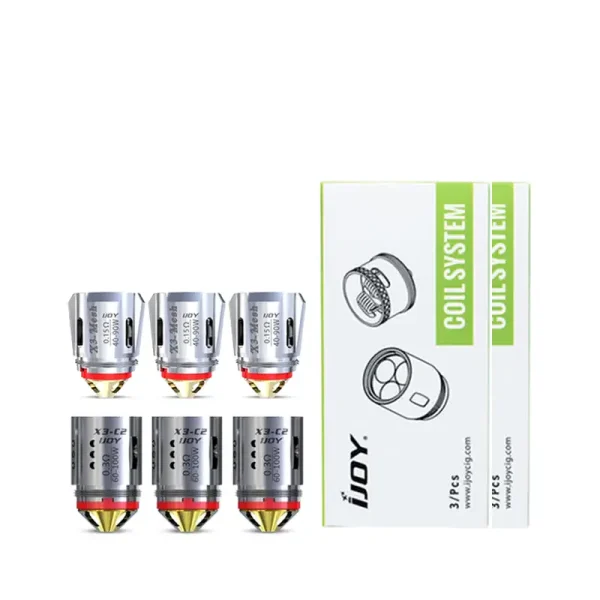 Ijoy X3 Series Coils Replacement Box | Guardian Vape Shop