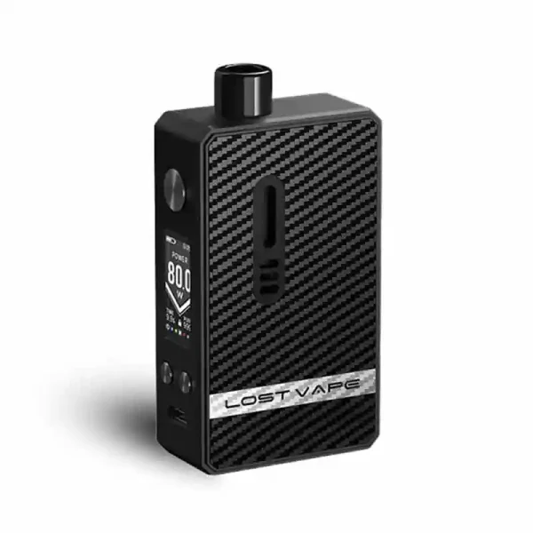 Lost Vape Gemini Hybrid Pod Mod Kit Black Carbon Fiber | Guardian Vape Shop