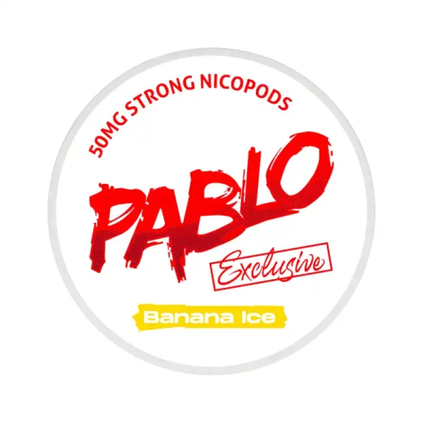 Pablo Nicotine Pouches Banana Ice | Guardian Vape Shop