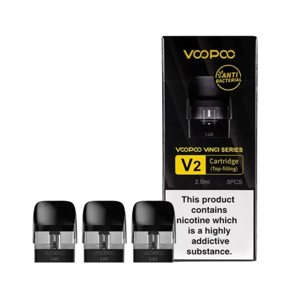 VooPoo Vinci V2 Pods Replacement Cartridges 1.2Ohm | Guardian Vape Shop