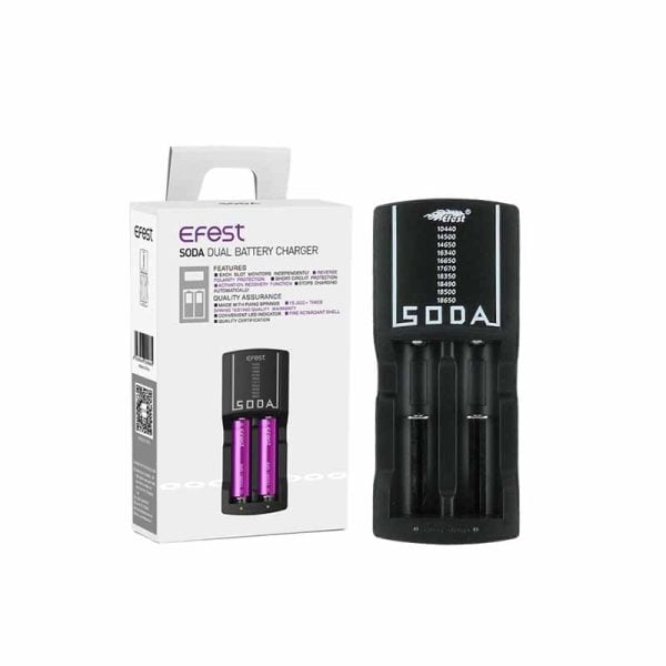 Efest Soda Dual Battery Charger