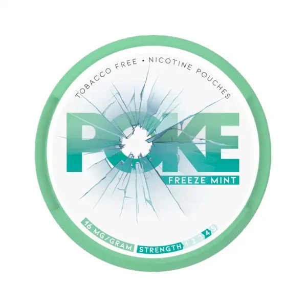 Poke Nicotine Pouches Freeze Mint 16mg | Guardian Vape Shop
