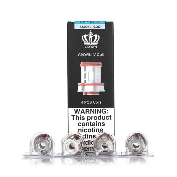 Uwell Crown 4 Coils Replacement 0-2ohm | Guardian Vape Shop