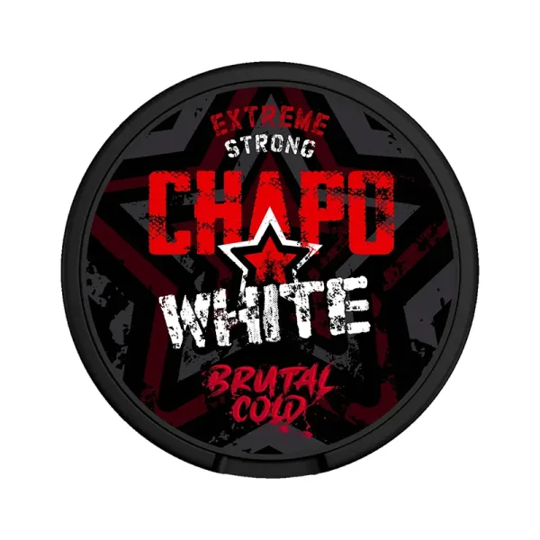 Chapo White Nicotine Pouches Strong Brutal Cold | Guardian Vape Shop