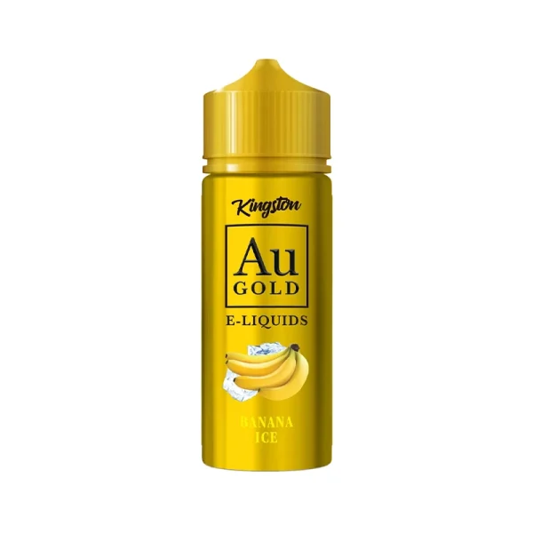 Kingston AU Gold Range Shortfill E-liquid Banana Ice | Guardian Vape Shop