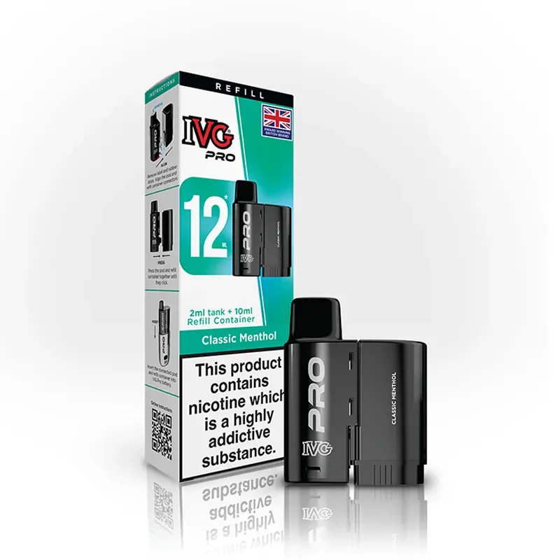 IVG Pro 12 Pods Prefilled Classic Menthol | Guardian Vape Shop