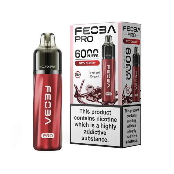 Feoba Pro 6000 Puffs Disposable Fizzy Cherry | Guardian Vape Shop