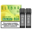 ElfBar Elfa Pods Vape Prefilled E-Liquid Lemon Mint | Guardian Vape Shop
