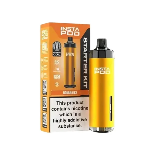 InstaPod 6000 Vape Pod Kit Banana Ice | Guardian Vape Shop