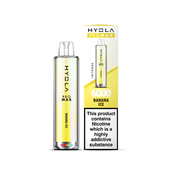 Hyola Pro Max 6000 Puffs Disposable Banana Ice | Guardian Vape Shop