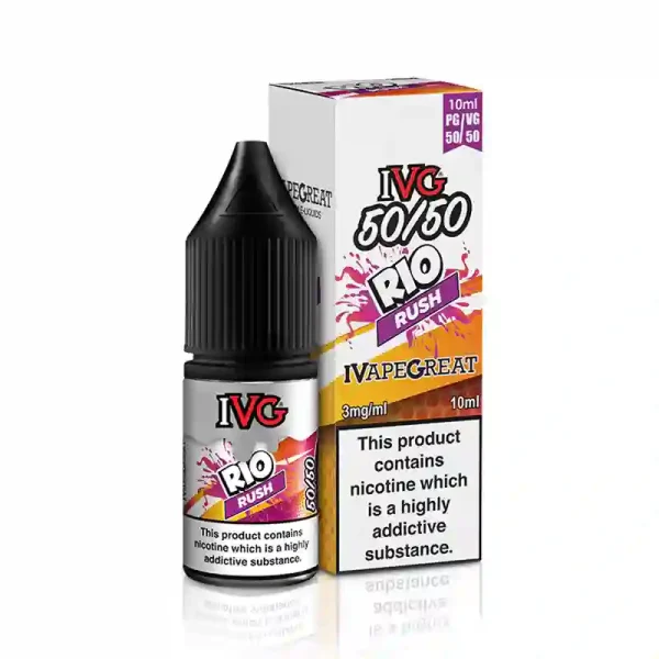 IVG 50 50 VG Freebase E-Liquids Rio Rush | Guardian Vape Shop